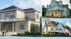 同面积的轻钢别墅根本制价大约相当于砖混布局